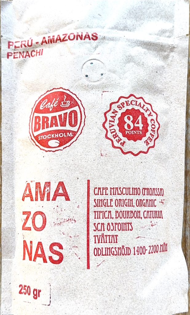 Café Bravos kaffe från Peru